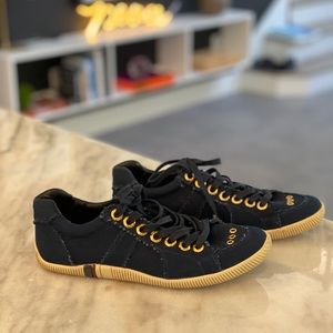 Osklen Low Top Sneakers Canvas Navy Blue
